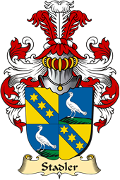 v.23 Coat of Family Arms from Germany for Stadler