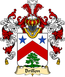 French Family Coat of Arms (v.25) Brillon