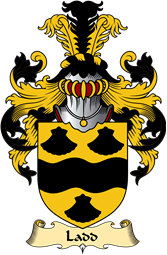 English Coat of Arms (v.23) for the family Ladd