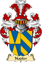 v.23 Coat of Family Arms from Germany for Nadler