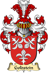 v.23 Coat of Family Arms from Germany for Goldstein