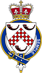 Families of Britain Coat of Arms Badge for: Semple (Scotland)