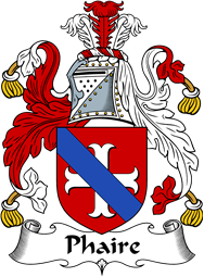 Irish Coat of Arms for Phaire or Fair