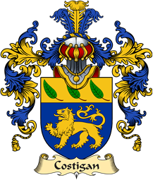 Irish Family Coat of Arms (v.25a) Costigan