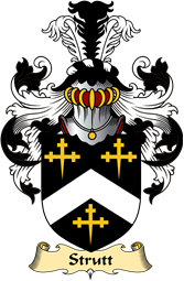 English Coat of Arms (v.23) for the family Strutt