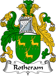 English Coat of Arms for the family Rotheram