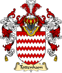 Irish Family Coat of Arms (v.25a) Tottenham