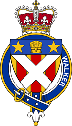 Families of Britain Coat of Arms Badge for: Walker (Scotland)