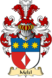 v.23 Coat of Family Arms from Germany for Melzl