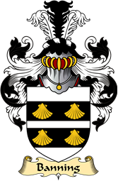 English Coat of Arms (v.23) for the family Banning