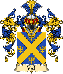 French Family Coat of Arms (v.25) Viel
