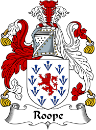 English Coat of Arms for the family Roope