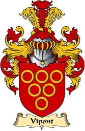 English Coat of Arms (v.23) for the family Vipont