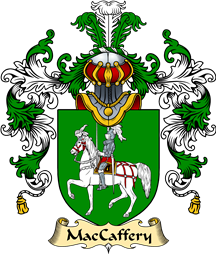 Irish Family Coat of Arms (v.25a) MacCaffery