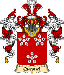 French Family Coat of Arms (v.25) Quesnel