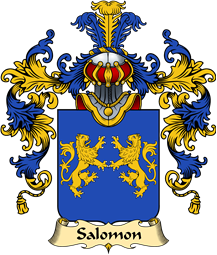 French Family Coat of Arms (v.25) Salomon
