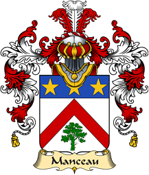 French Family Coat of Arms (v.25) Manceau