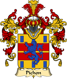 French Family Coat of Arms (v.25) Pichon