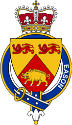 Families of Britain Coat of Arms Badge for: Eason (Scotland)