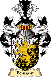 English Coat of Arms (v.23) for the family Pennant