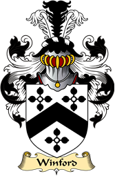 English Coat of Arms (v.23) for the family Winford