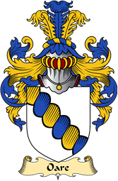 English Coat of Arms (v.23) for the family Oare