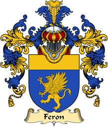 Scottish Family Coat of Arms (v.25) Feron or Ferron