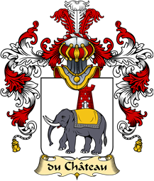 French Family Coat of Arms (v.25) Château (du)
