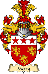 Scottish Family Coat of Arms (v.23) for Merry