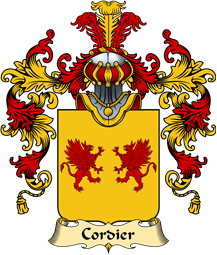 French Family Coat of Arms (v.25) Cordier