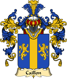 French Family Coat of Arms (v.25) Caillon
