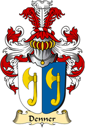 v.23 Coat of Family Arms from Germany for Denner