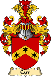 English Coat of Arms (v.23) for the family Carr