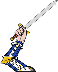 AIA Embowed Holding a Couteau-Sword