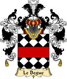 French Family Coat of Arms (v.25) Begue (le)