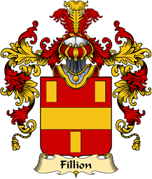 French Family Coat of Arms (v.25) Fillion