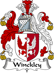 English Coat of Arms for the family Winckley