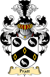 English Coat of Arms (v.23) for the family Pratt