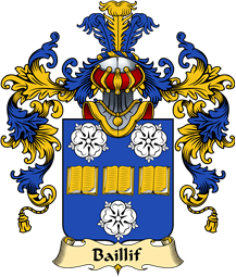 French Family Coat of Arms (v.25) Baillif