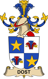 Republic of Austria Coat of Arms for Dost de Dostenberg