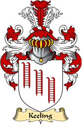 English Coat of Arms (v.23) for the family Keeling