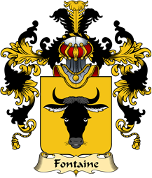 French Family Coat of Arms (v.25) Fontaine II