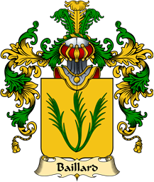 French Family Coat of Arms (v.25) Baillard