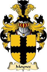 English Coat of Arms (v.23) for the family Mohun or Moynes