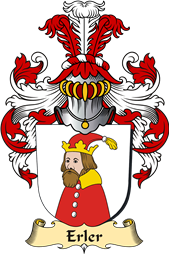 v.23 Coat of Family Arms from Germany for Erler