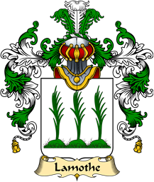 French Family Coat of Arms (v.25) Lamothe