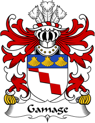 Welsh Coat of Arms for Gamage (lords of Llanfihangel, Monmouthshire)