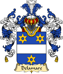 French Family Coat of Arms (v.25) Mare ( de la Mare)