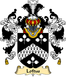 Irish Family Coat of Arms (v.25a) Loftus