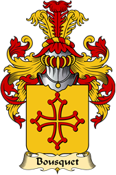 French Family Coat of Arms (v.23) for Bousquet